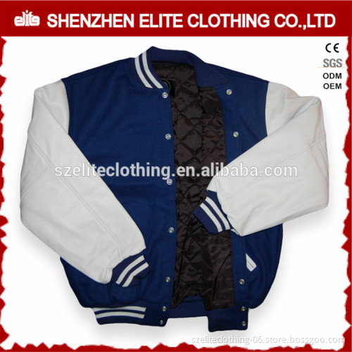 2017 popular college varsity letterman jacket leather sleeves